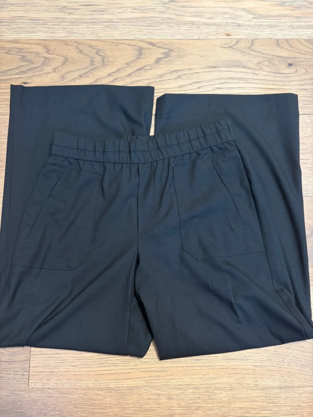 Wit & Wisdom Black Wide-Leg Pull-On Pants - Picture 8 of 9